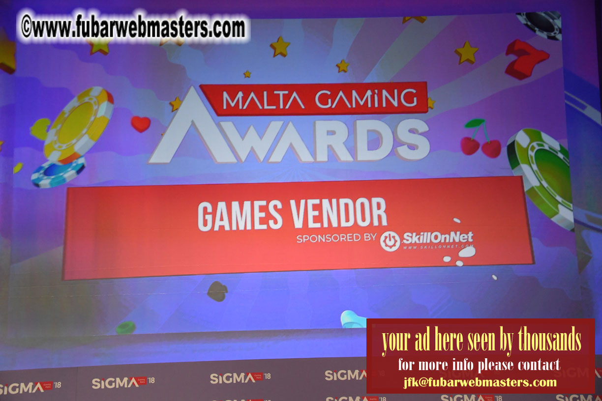 Malta Gaming Awards and Charity Auction