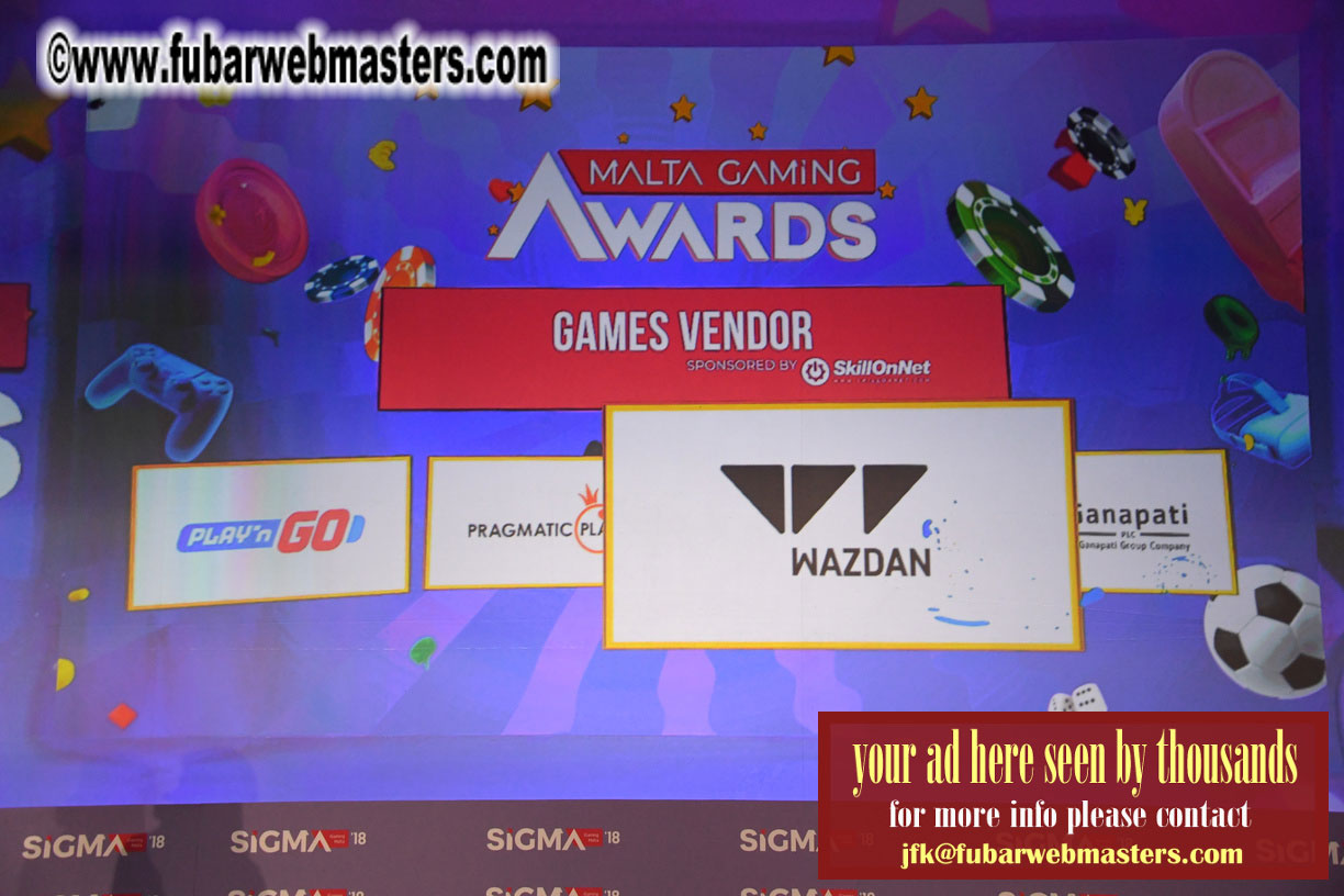 Malta Gaming Awards and Charity Auction