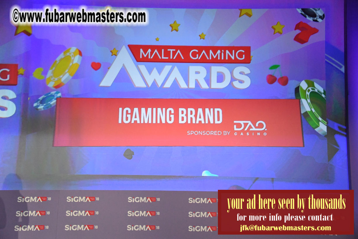 Malta Gaming Awards and Charity Auction