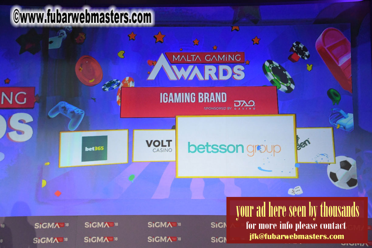 Malta Gaming Awards and Charity Auction