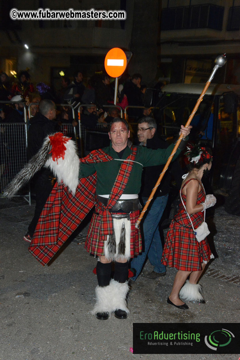 Pre-Show Carnival Parade at TES Sitges