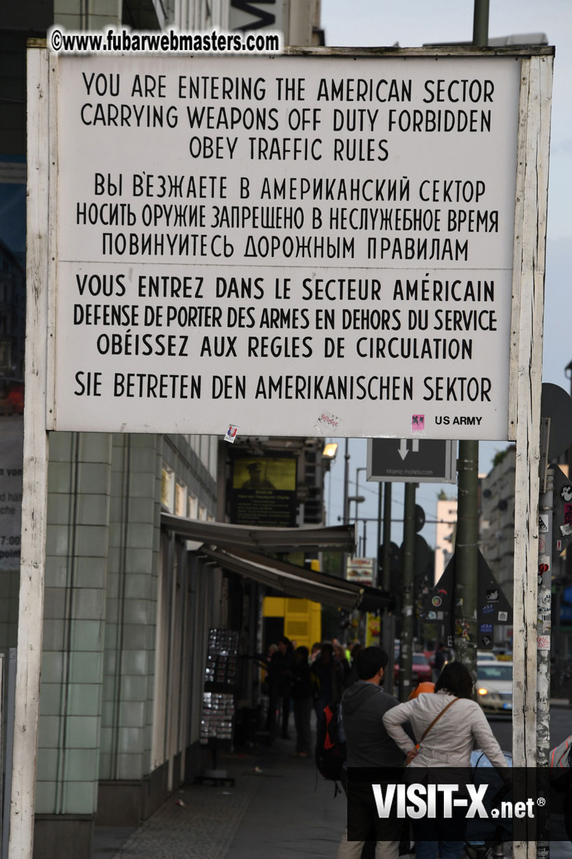 Visit to Check Point Charlie