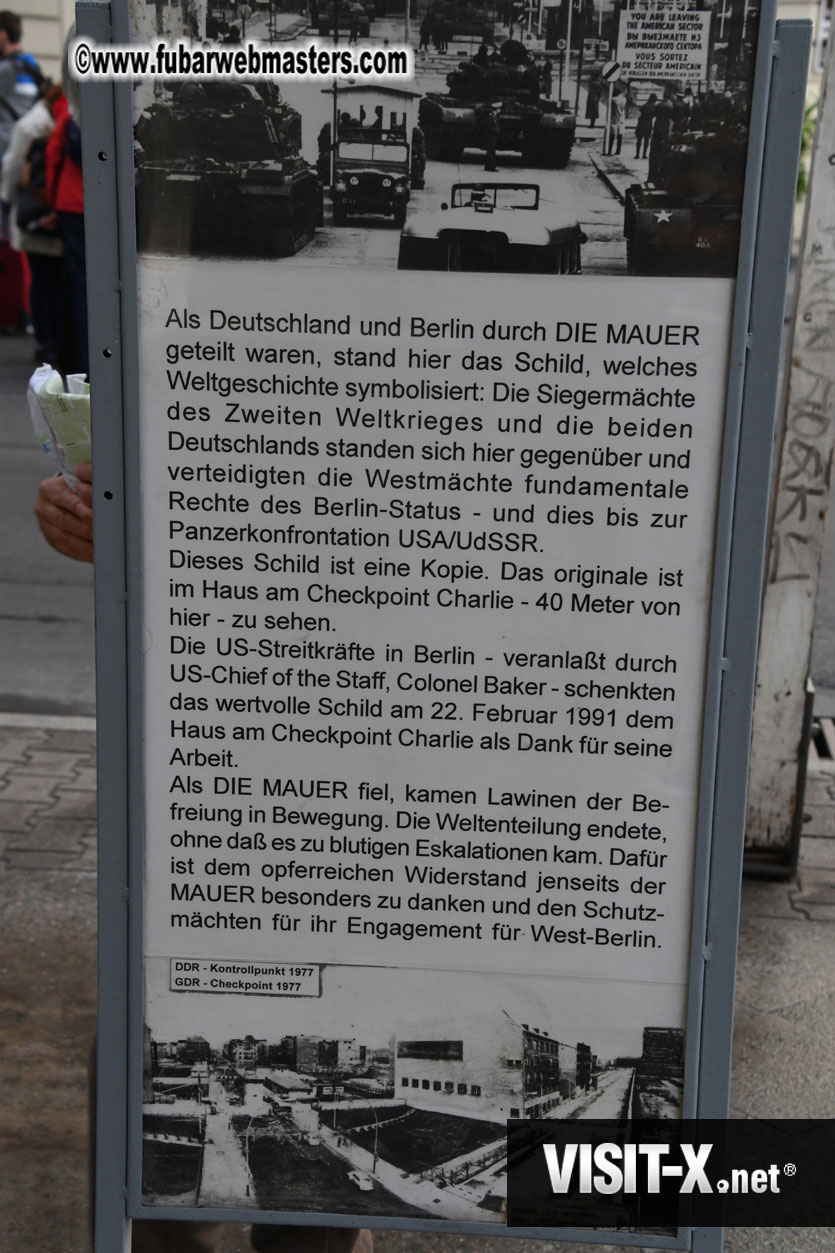 Visit to Check Point Charlie