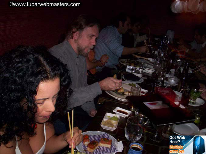 Sushi night at the Geisha House