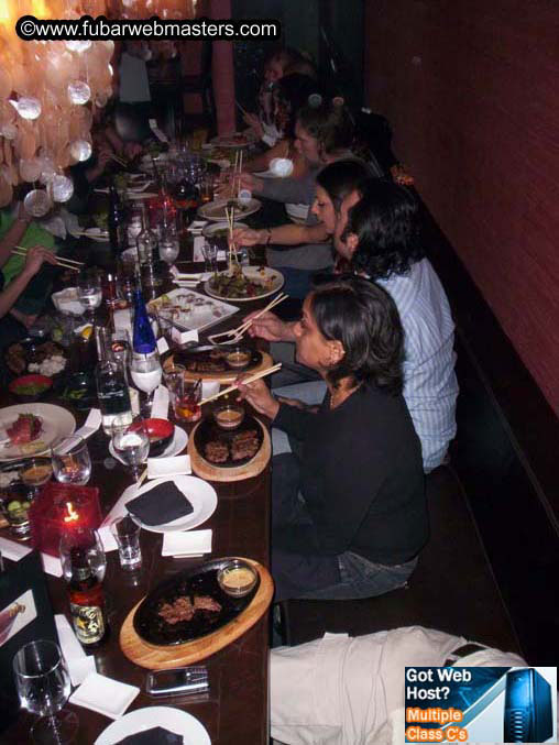 Sushi night at the Geisha House