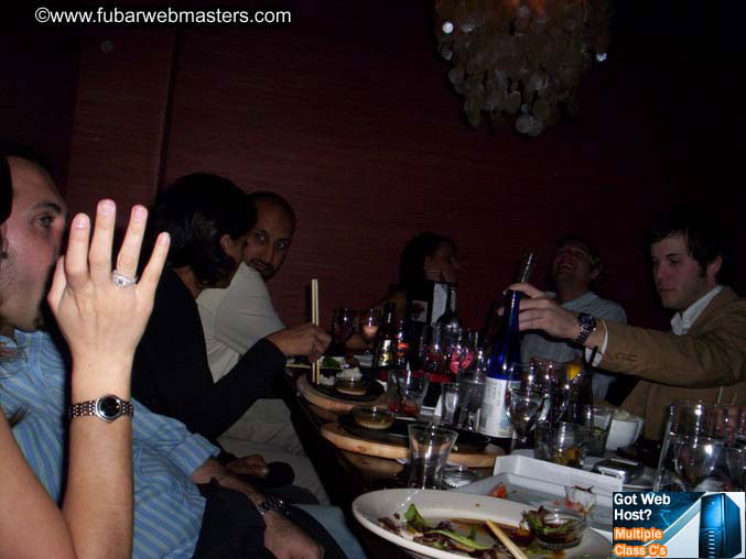 Sushi night at the Geisha House