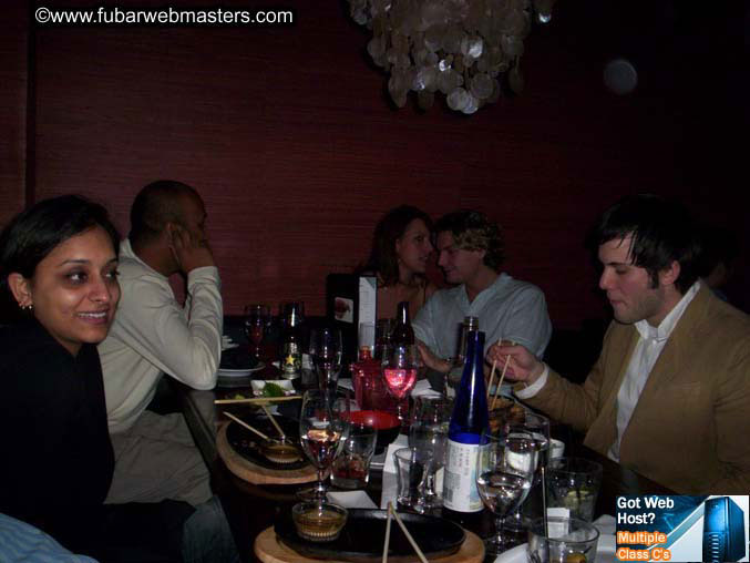 Sushi night at the Geisha House