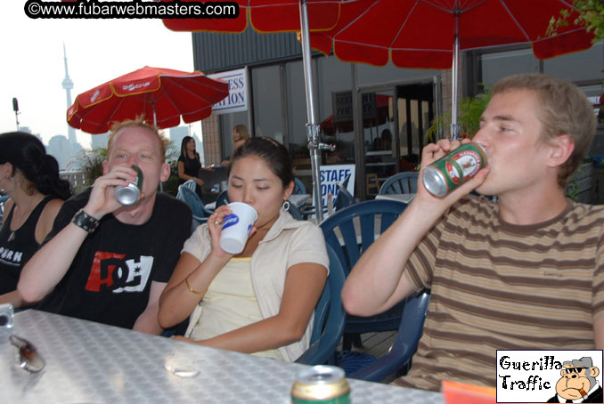 "Thank God It's Friday"  Cool down at the Docks