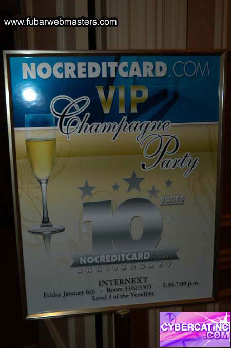 NoCreditCard.com 10th Aniversary VIP Champagne Par