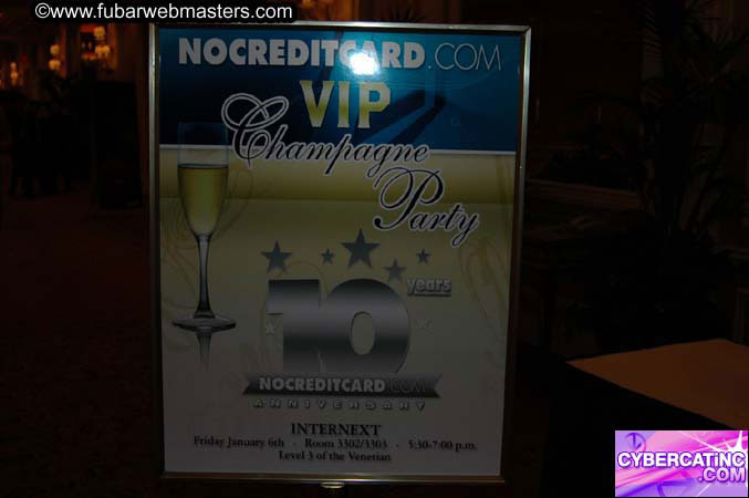 NoCreditCard.com 10th Aniversary VIP Champagne Par