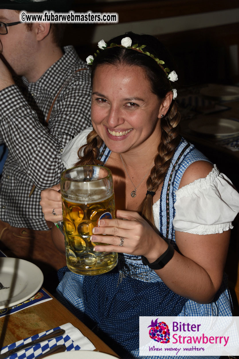 Oktoberfest dinner at the Hofbr?ñuhaus