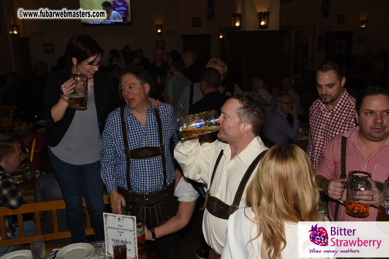 Oktoberfest dinner at the Hofbr?ñuhaus