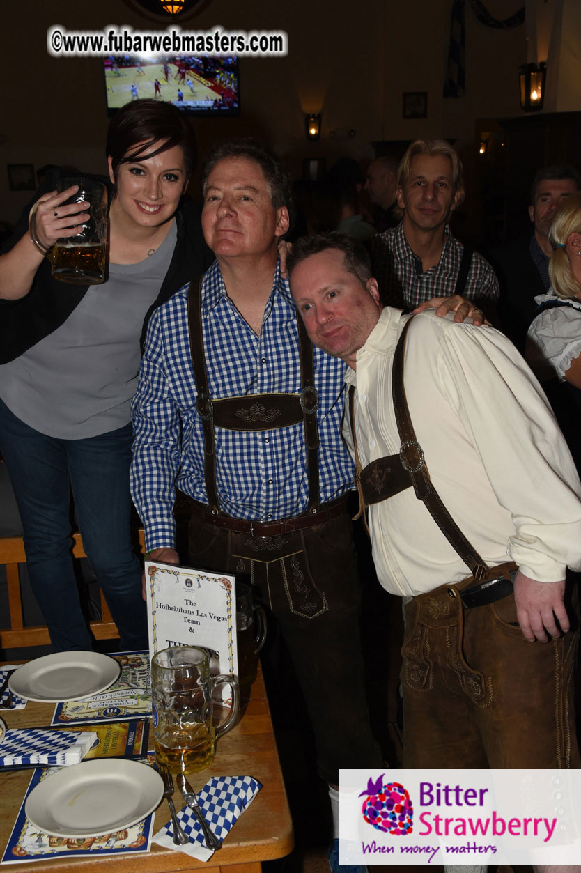 Oktoberfest dinner at the Hofbr?ñuhaus