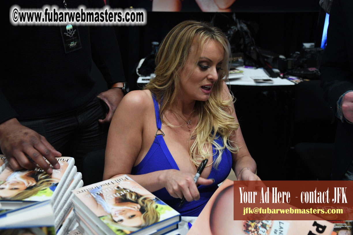 Signing with Stormy Daniels