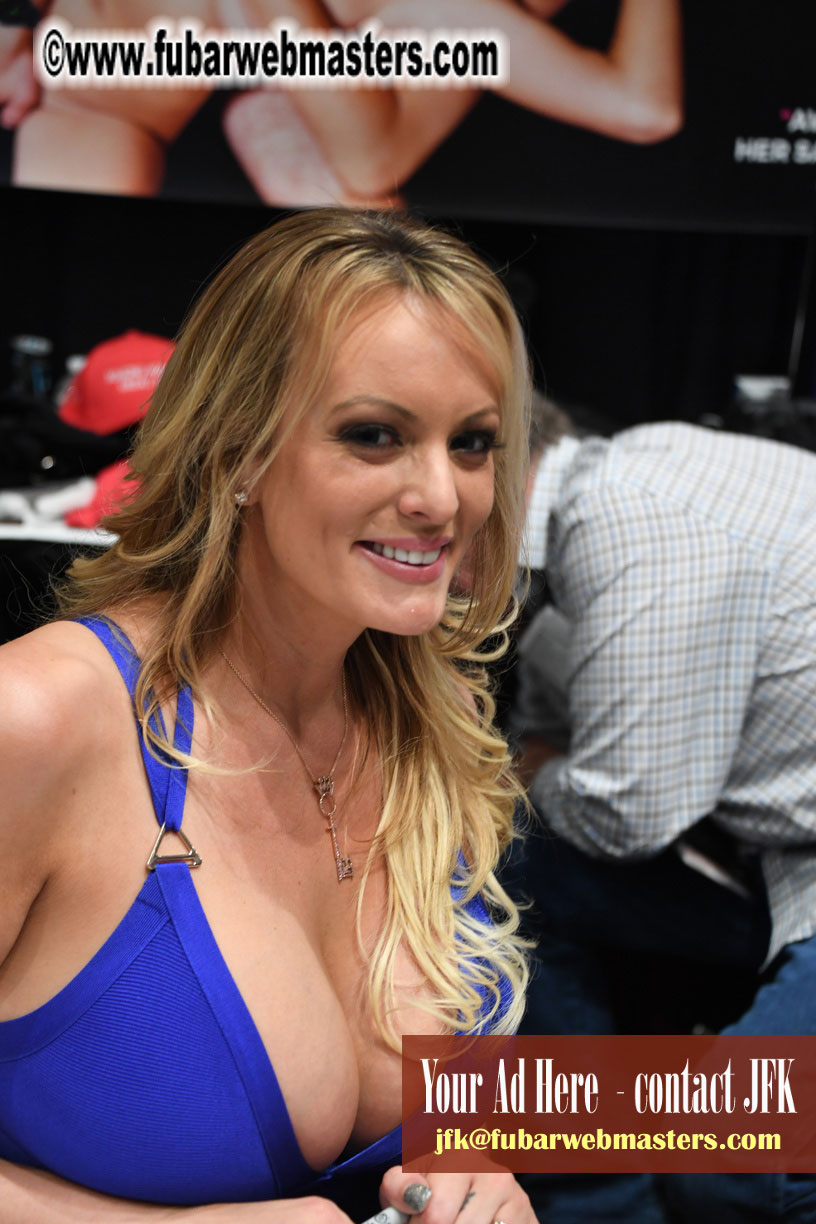 Signing with Stormy Daniels