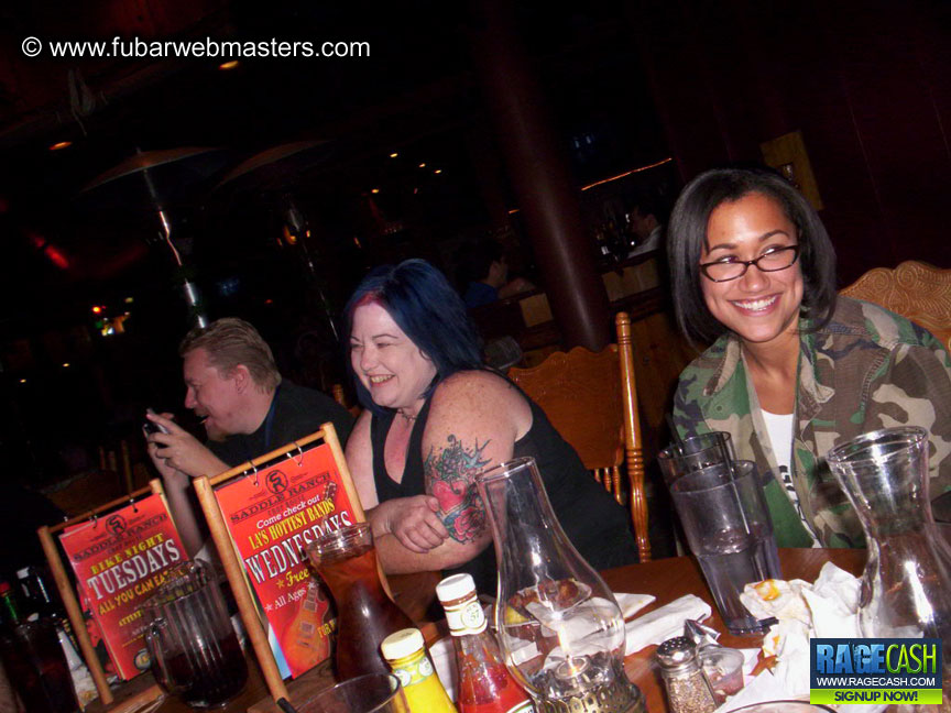 Dinner at The Saddle Ranch