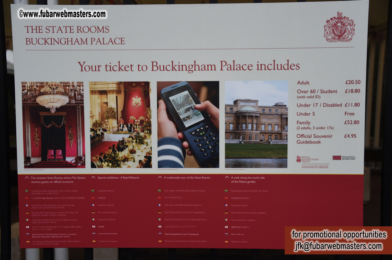 Visit to Buckingham Palace