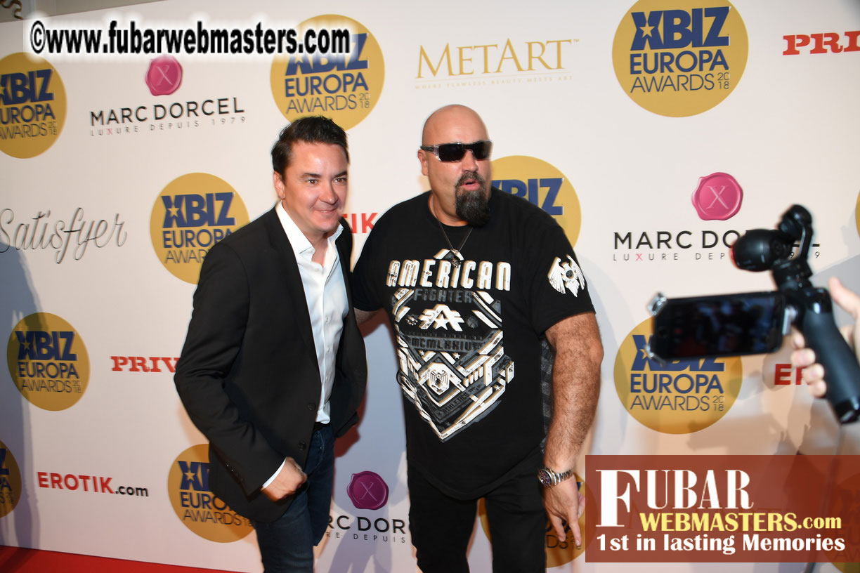 Red Carpet for XBIZ Europa Awards