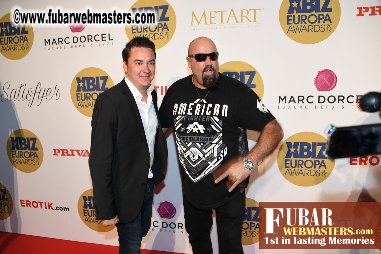 Red Carpet for XBIZ Europa Awards