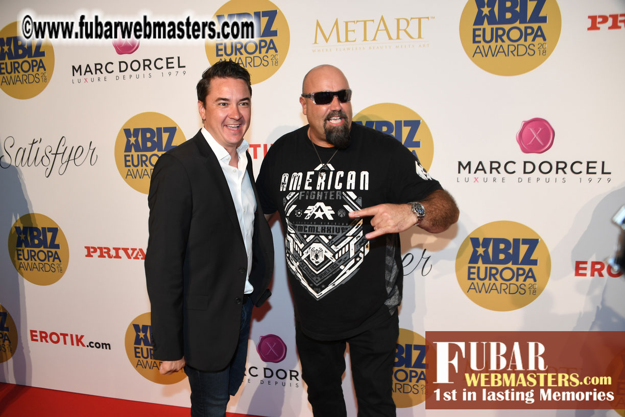 Red Carpet for XBIZ Europa Awards