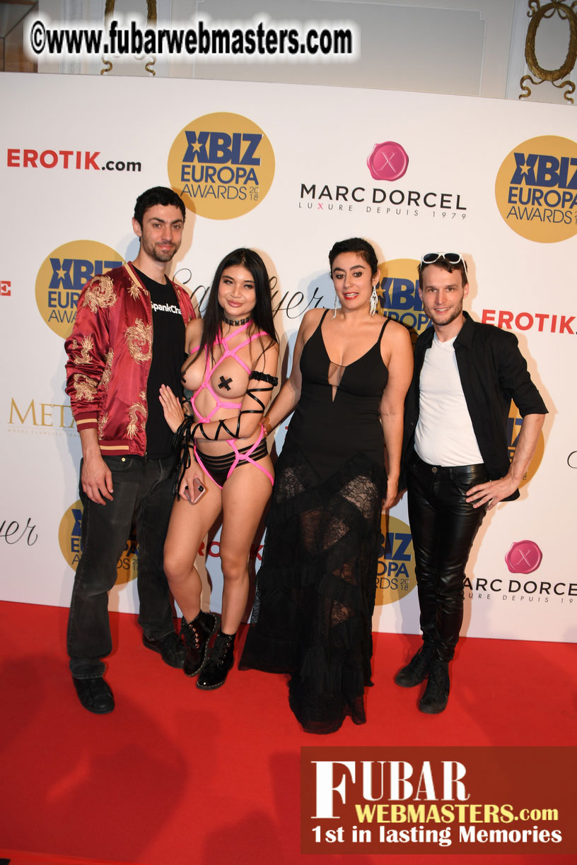 Red Carpet for XBIZ Europa Awards