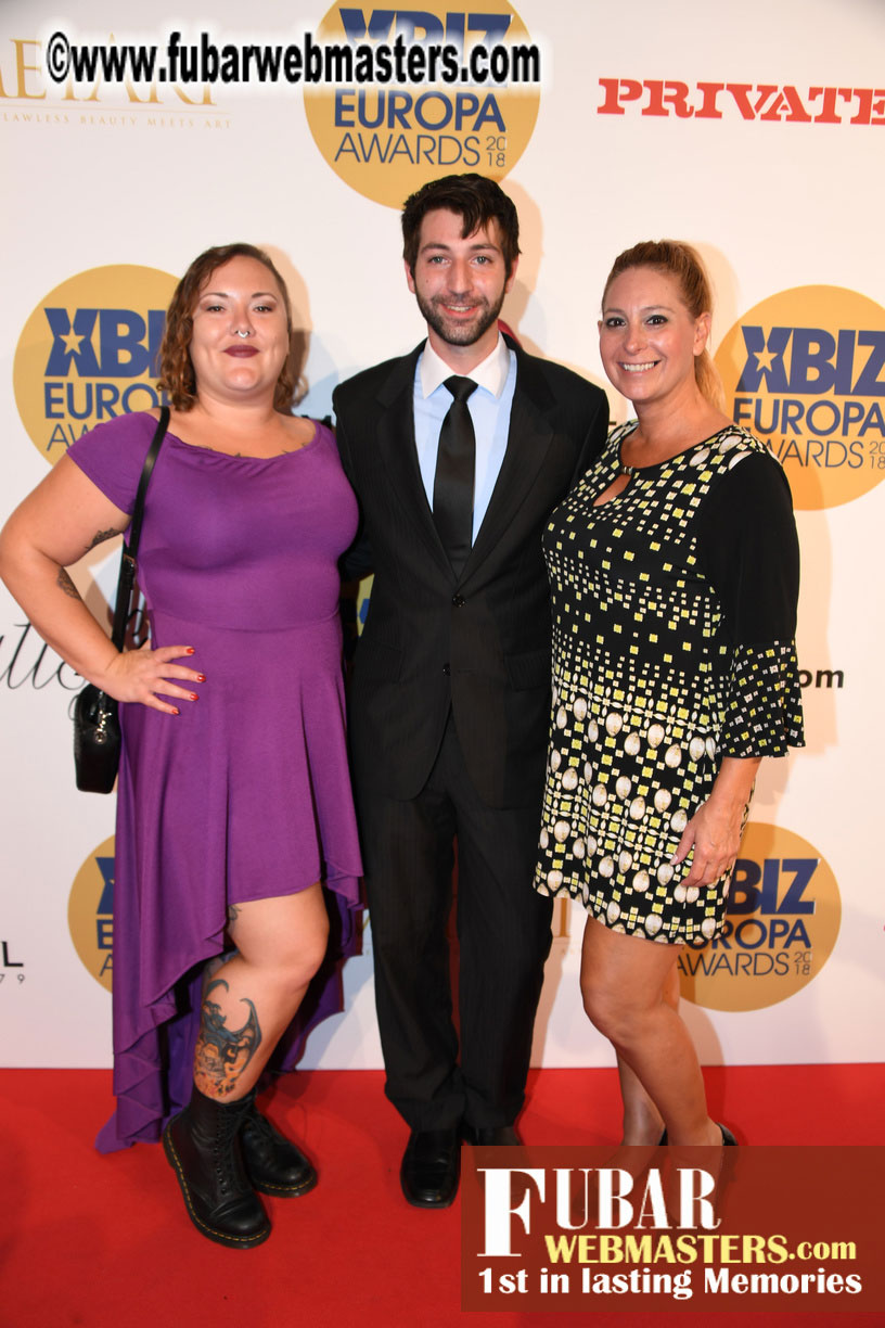 Red Carpet for XBIZ Europa Awards