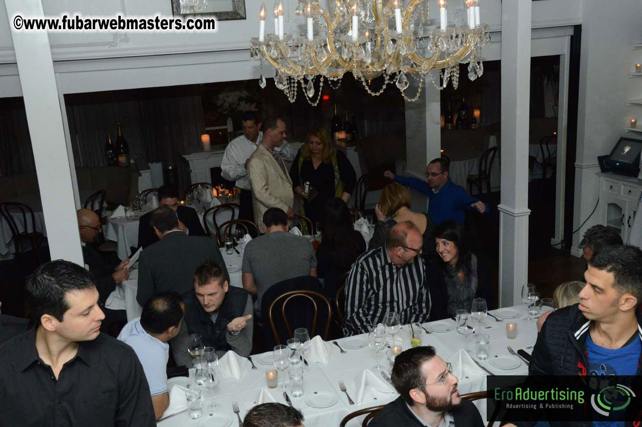 XBIZ 100 Supper at Bagatelle