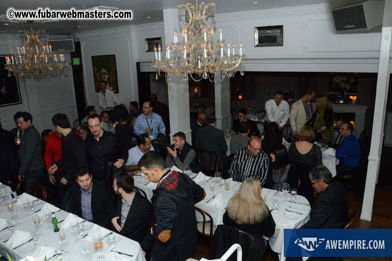 XBIZ 100 Supper at Bagatelle