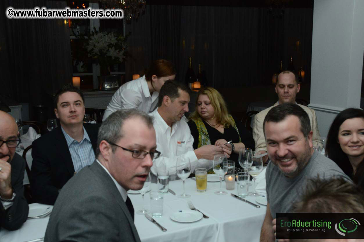 XBIZ 100 Supper at Bagatelle