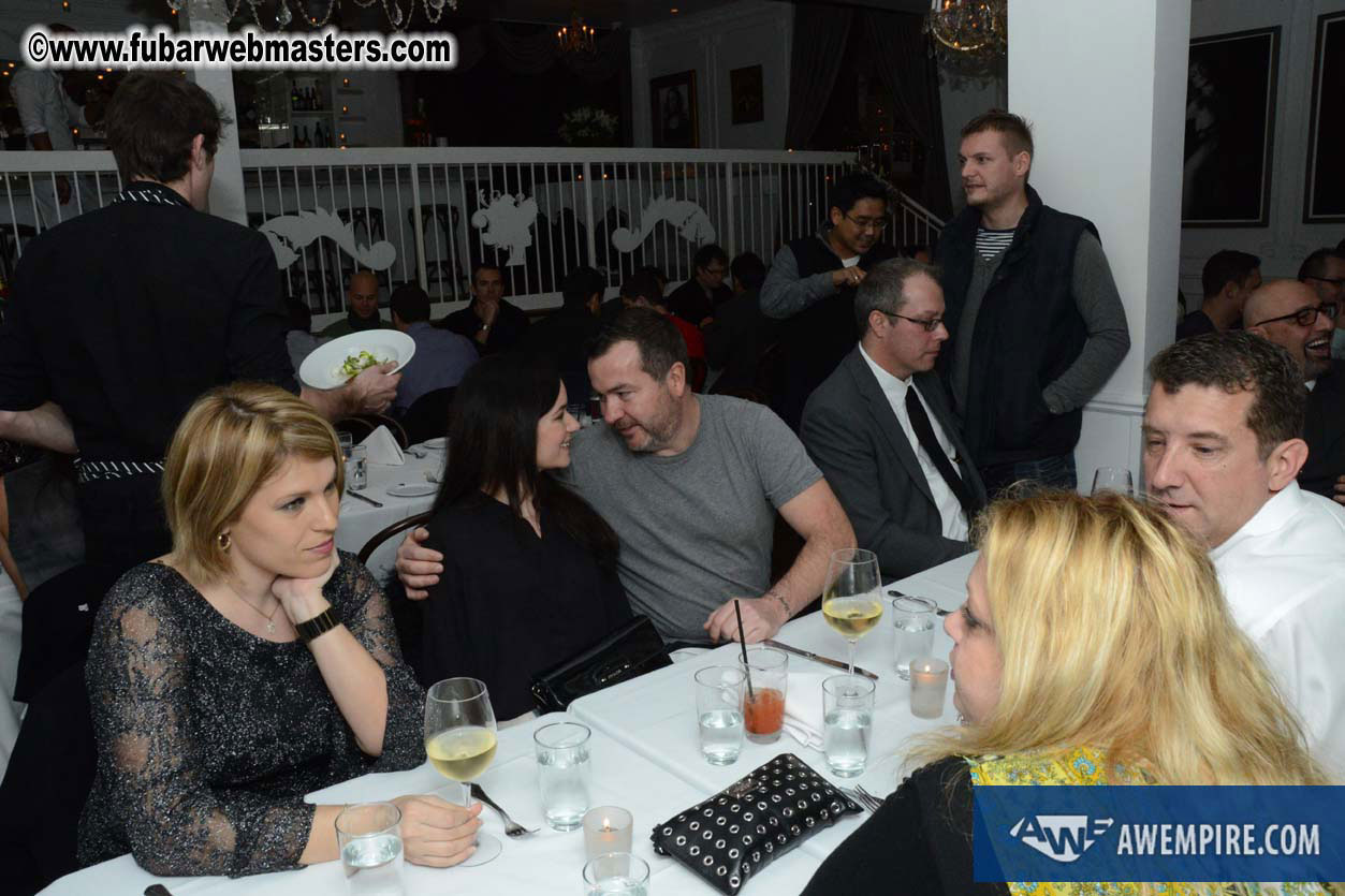 XBIZ 100 Supper at Bagatelle