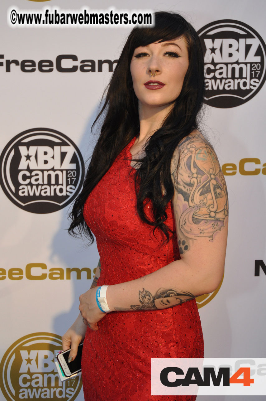 Red Carpet for 2017 XBIZ Cam Awards