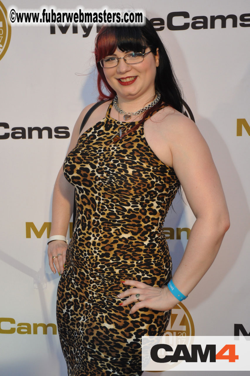 Red Carpet for 2017 XBIZ Cam Awards