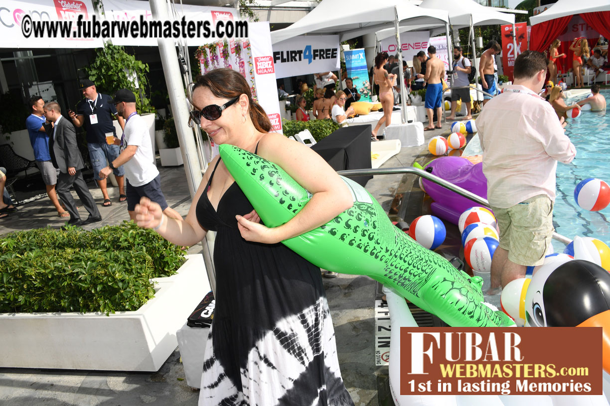 XBIZ Miami Topless Pool Party