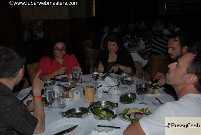 Sponsors Dinner at AJ's Steak House