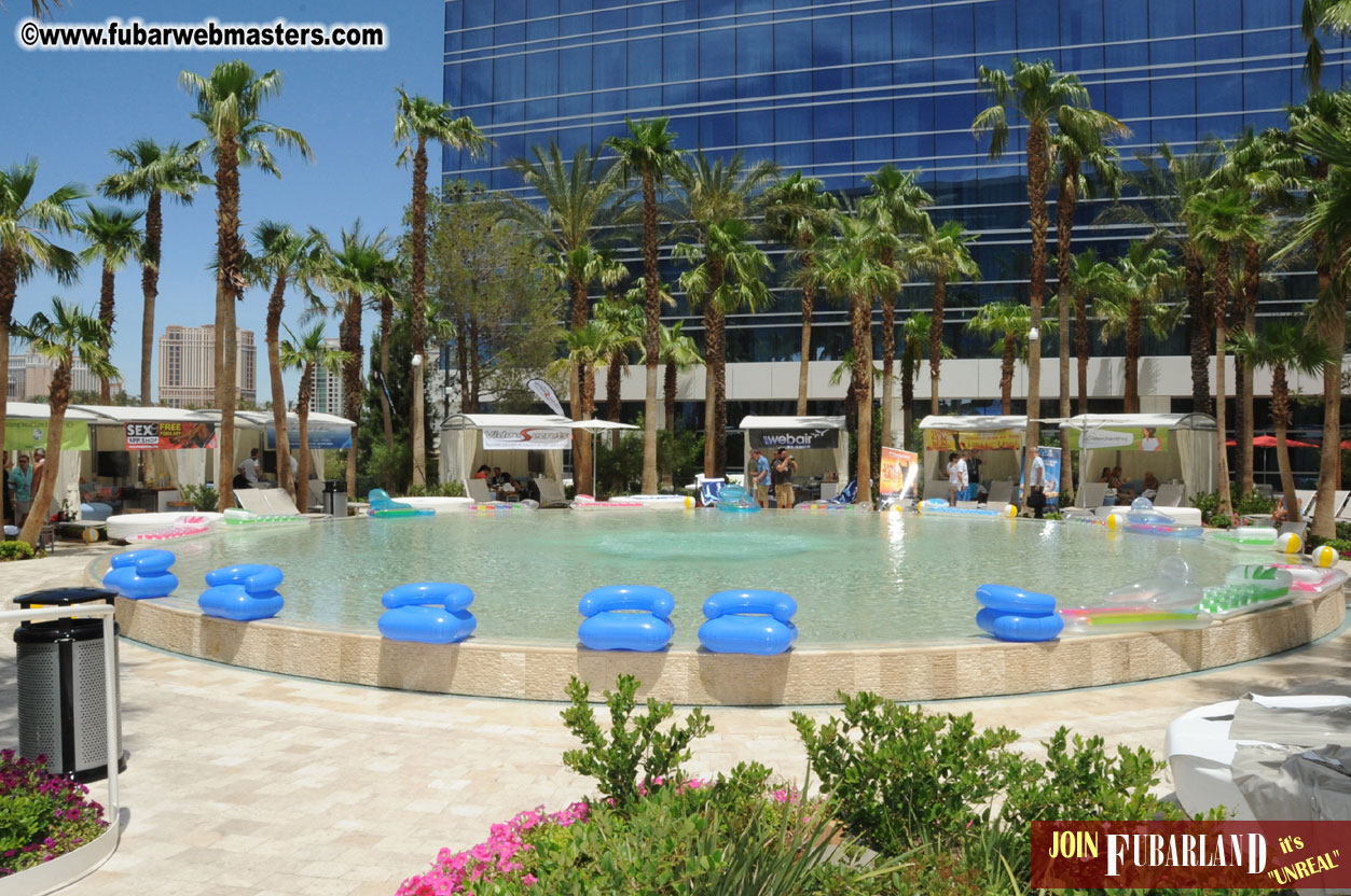 Cabana Exhibits & Networking Hub @ Dish Pool