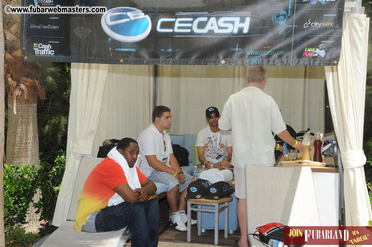 Cabana Exhibits & Networking Hub @ Dish Pool