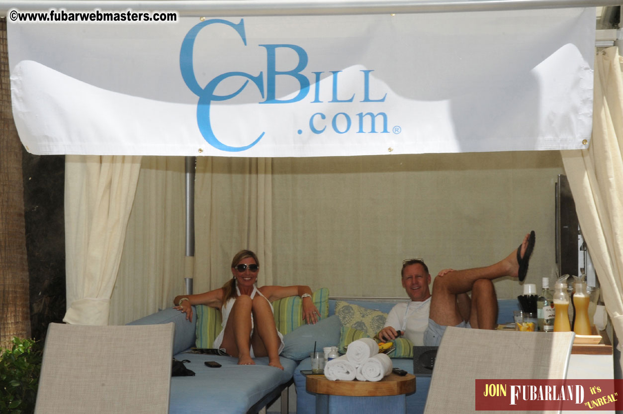 Cabana Exhibits & Networking Hub @ Dish Pool