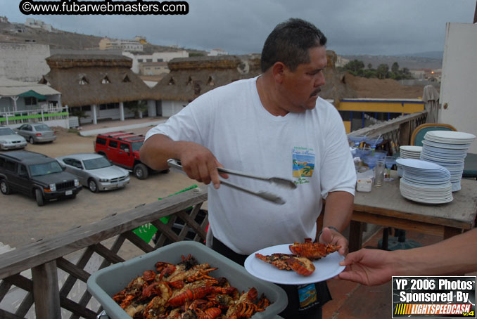 Lobster and Margarita dinner at Puerto Nuevo