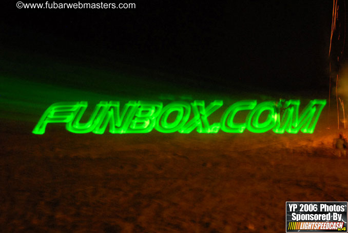 Laser Lightshow, Bon Fire and Fireworks