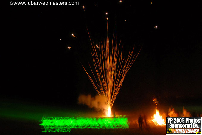 Laser Lightshow, Bon Fire and Fireworks