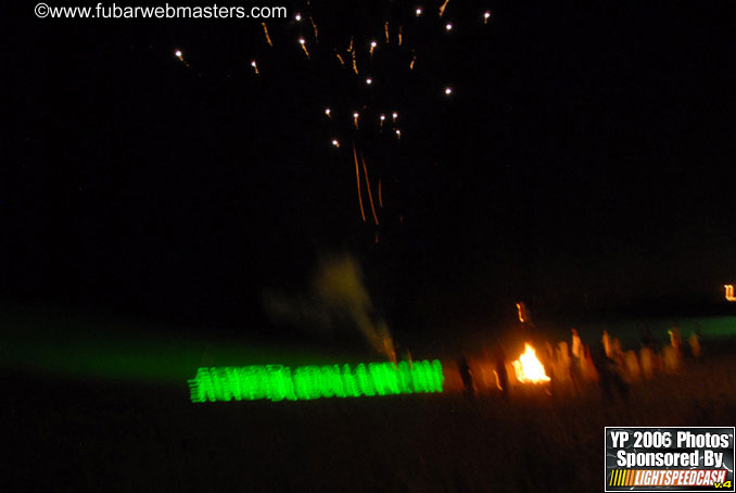 Laser Lightshow, Bon Fire and Fireworks