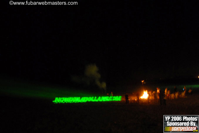 Laser Lightshow, Bon Fire and Fireworks