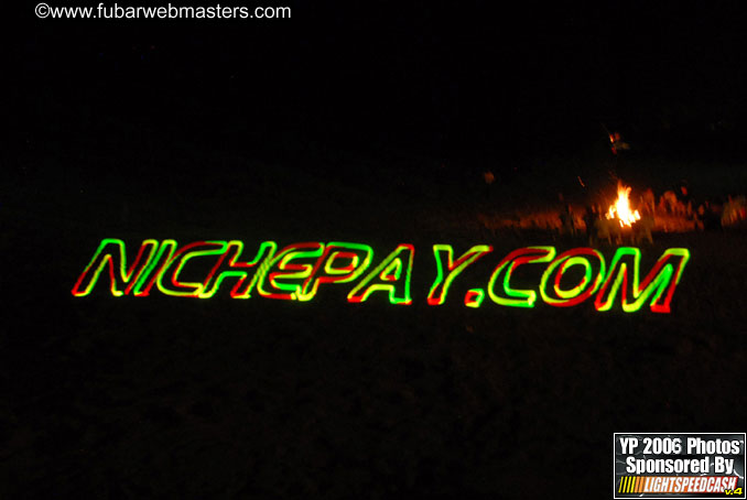 Laser Lightshow, Bon Fire and Fireworks