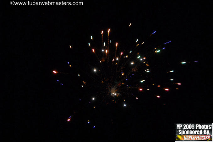 Laser Lightshow, Bon Fire and Fireworks