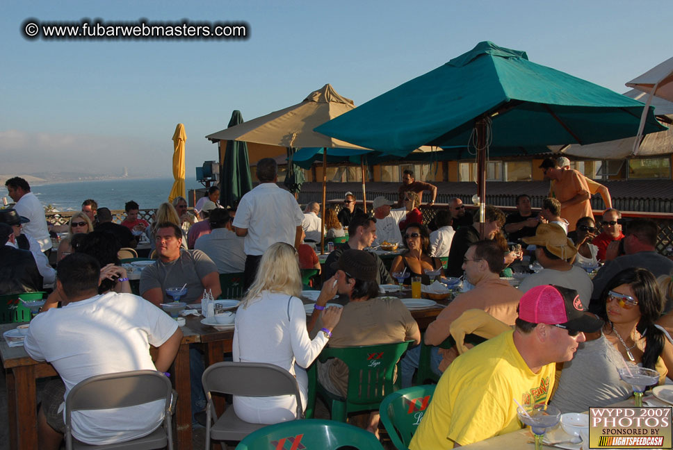 Lobster and margarita dinner in Puerto Nuevo