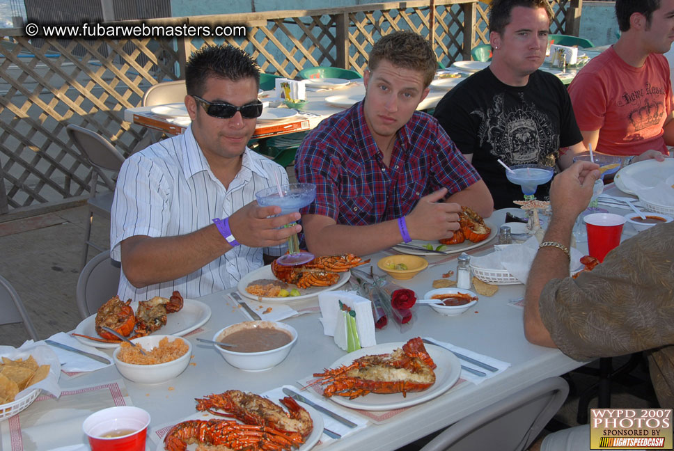 Lobster and margarita dinner in Puerto Nuevo