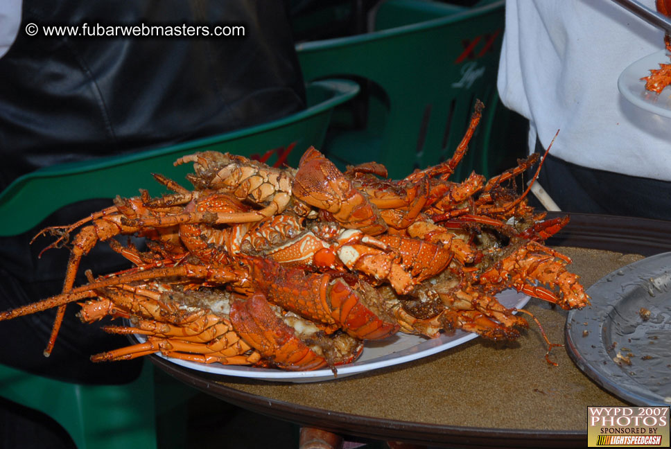 Lobster and margarita dinner in Puerto Nuevo