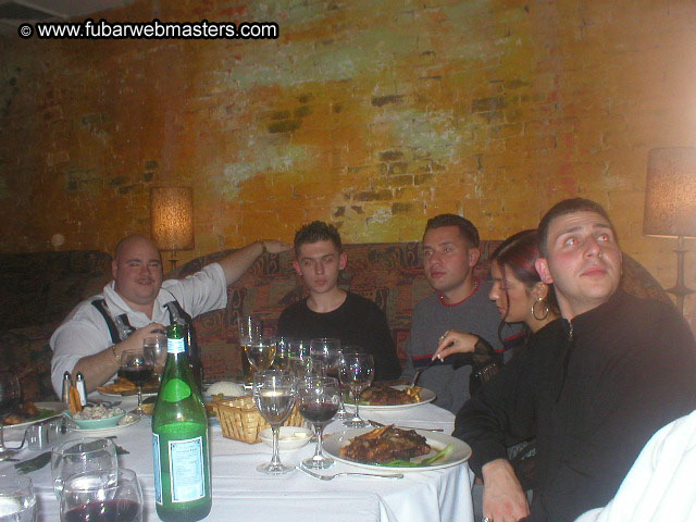 Special Invitational Webmaster Dinner 2002