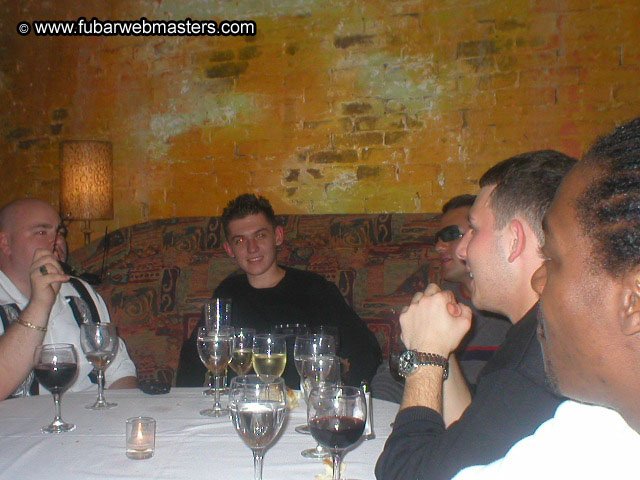 Special Invitational Webmaster Dinner 2002