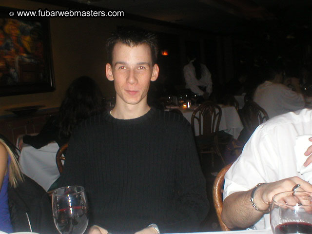 Special Invitational Webmaster Dinner 2002